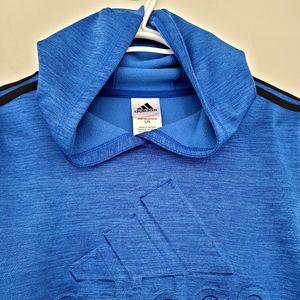 Adidas Men's Embossed Pull-Over Hoodie Size L